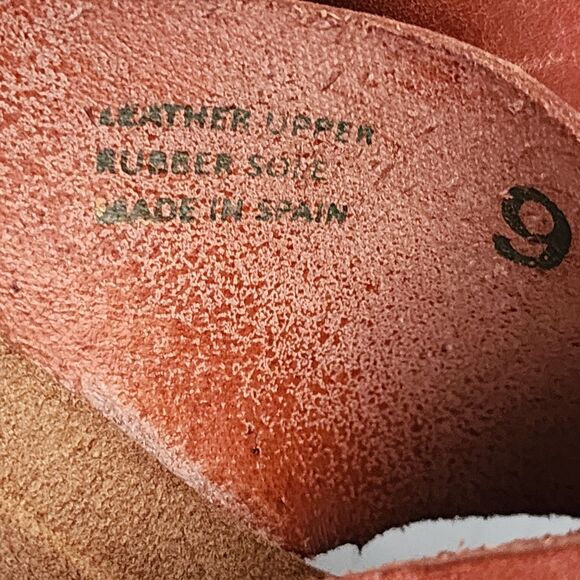 Yokono Spain Womens Candela Leather Cork Wedge Sandals Brown Vacation Size 9 - Picture 10 of 10